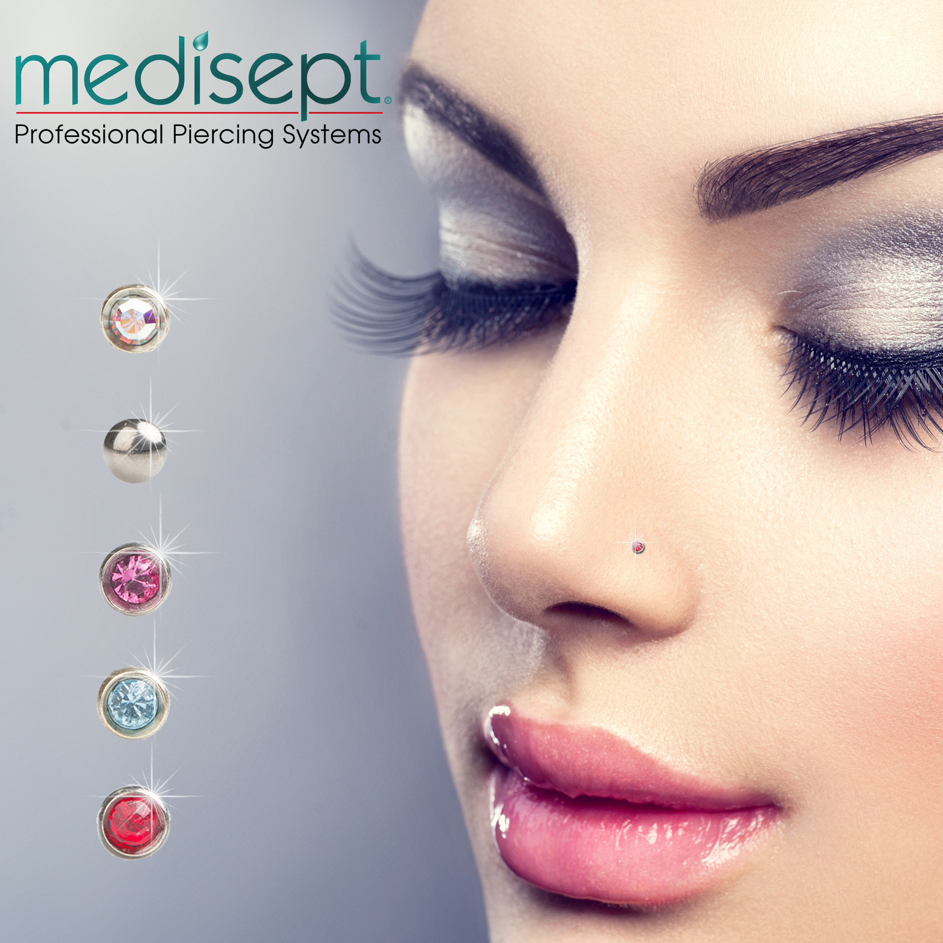 Medisept titanium nose studs, where your eyes get stuck shows you what your soul is looking for!